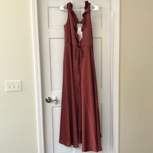 BHLDN Tansy size 6 cinnamon dress